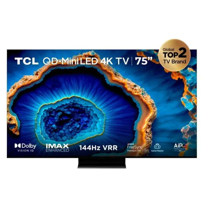 TV TCL 75" QD Miniled Smart TV Google 75C755