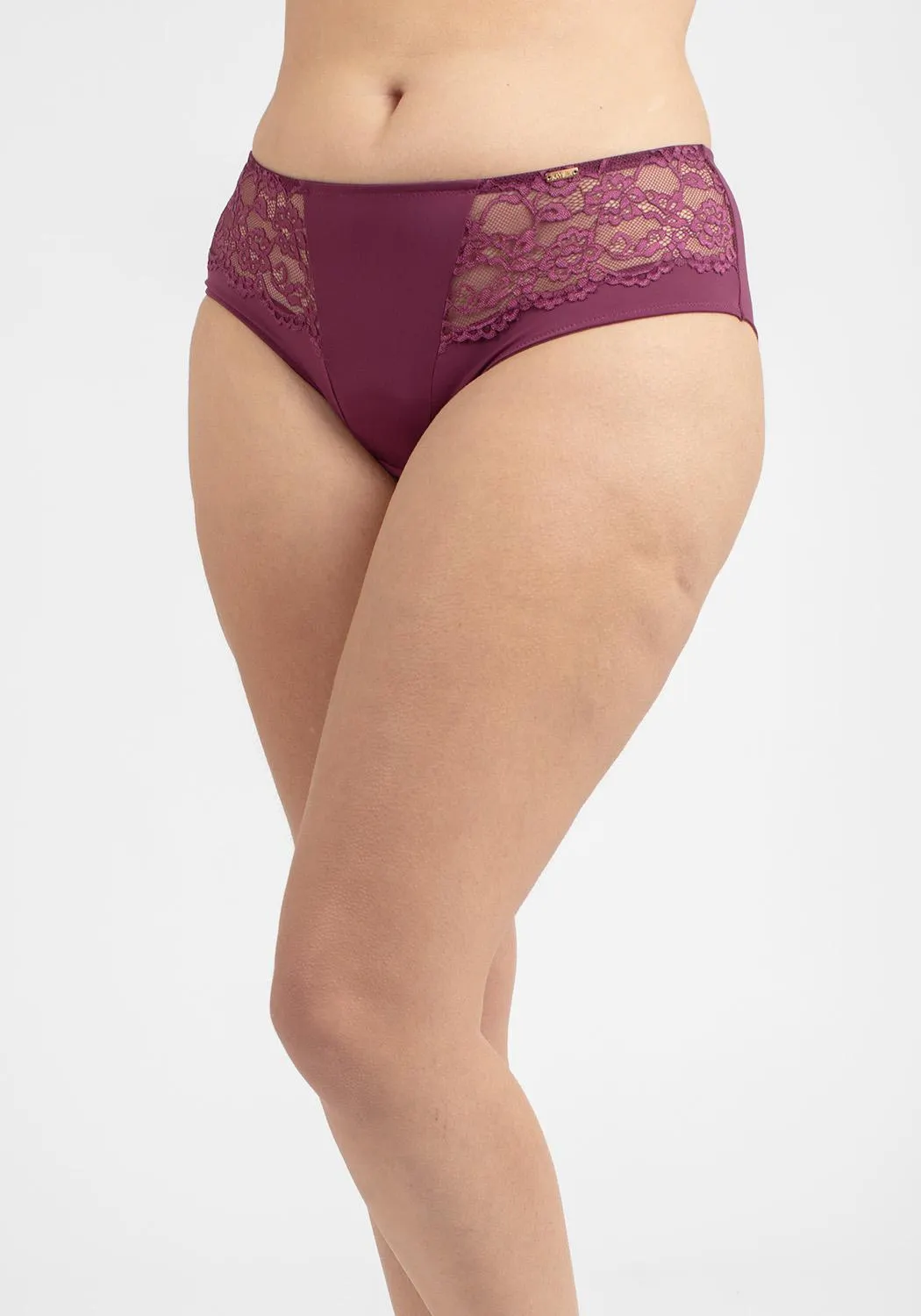 PANTALETA MUJER MICROFIBRA BURDEO - 14.9044