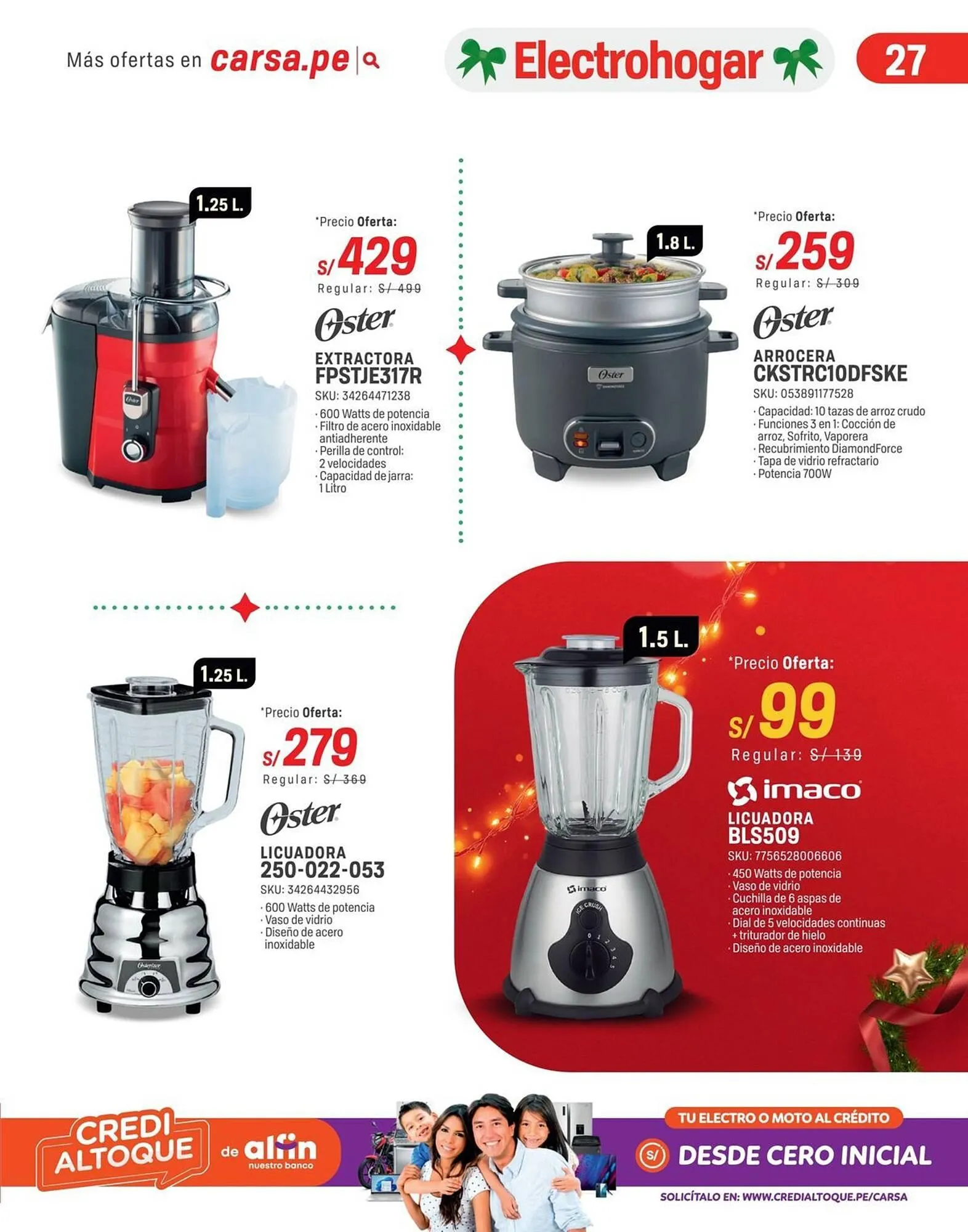 Catalogo de Catálogo Carsa 5 de diciembre al 31 de diciembre 2025 - Pag 27