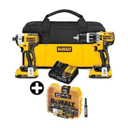 Taladro Percutor y Atornillador de Impacto Dewalt 20V Modelo DCD796 y DCF887