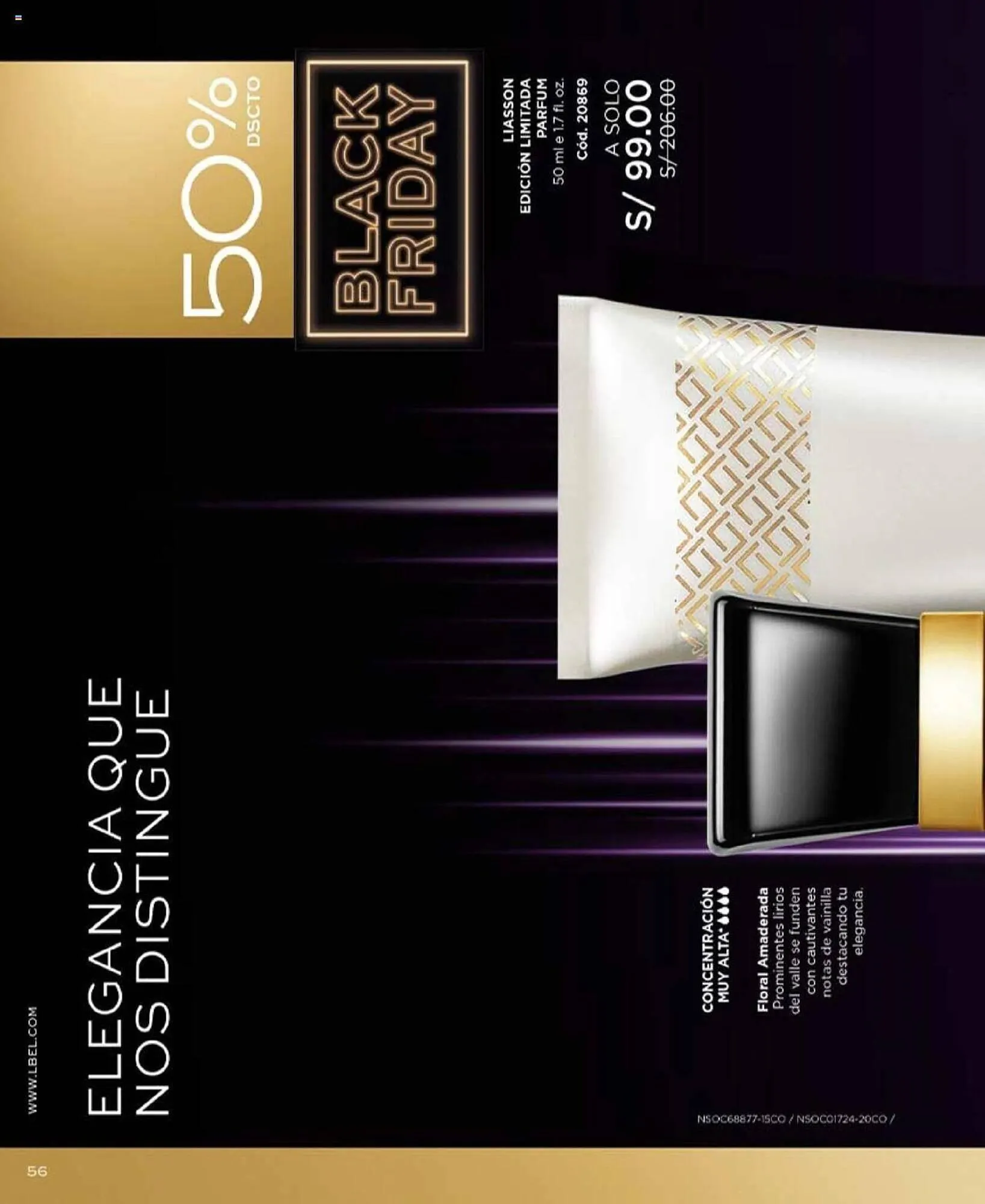 Catalogo de Catálogo L'Bel 17 de noviembre al 3 de diciembre 2024 - Pag 56