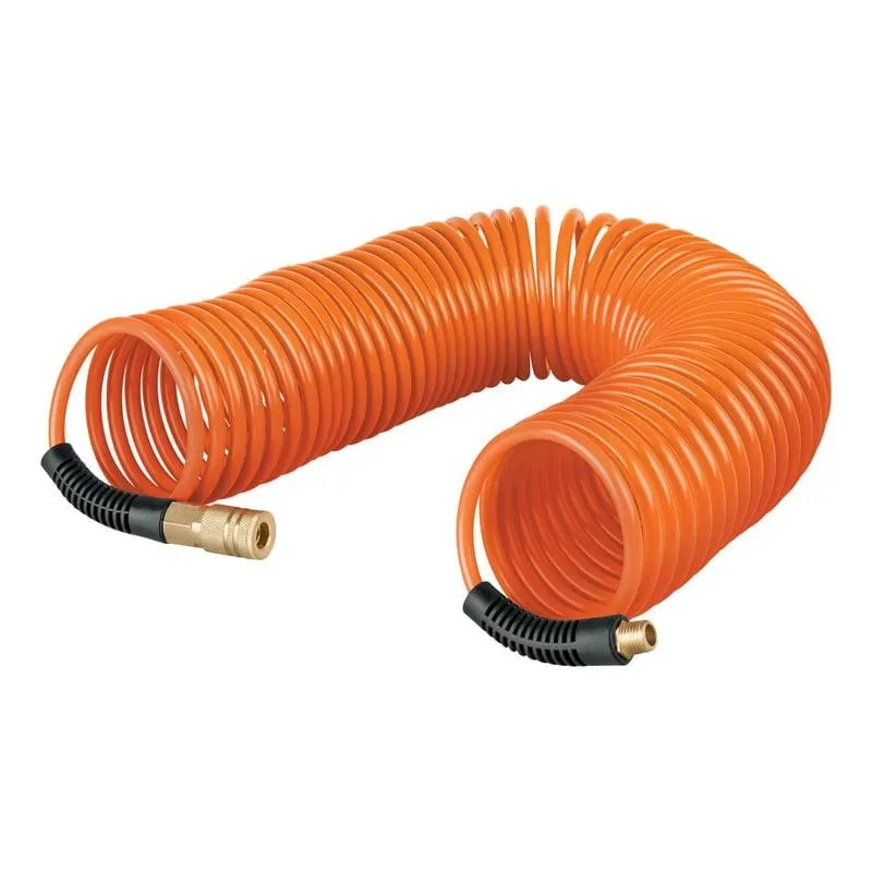 Manguera de 15 m tipo resorte 1/4" para compresora truper