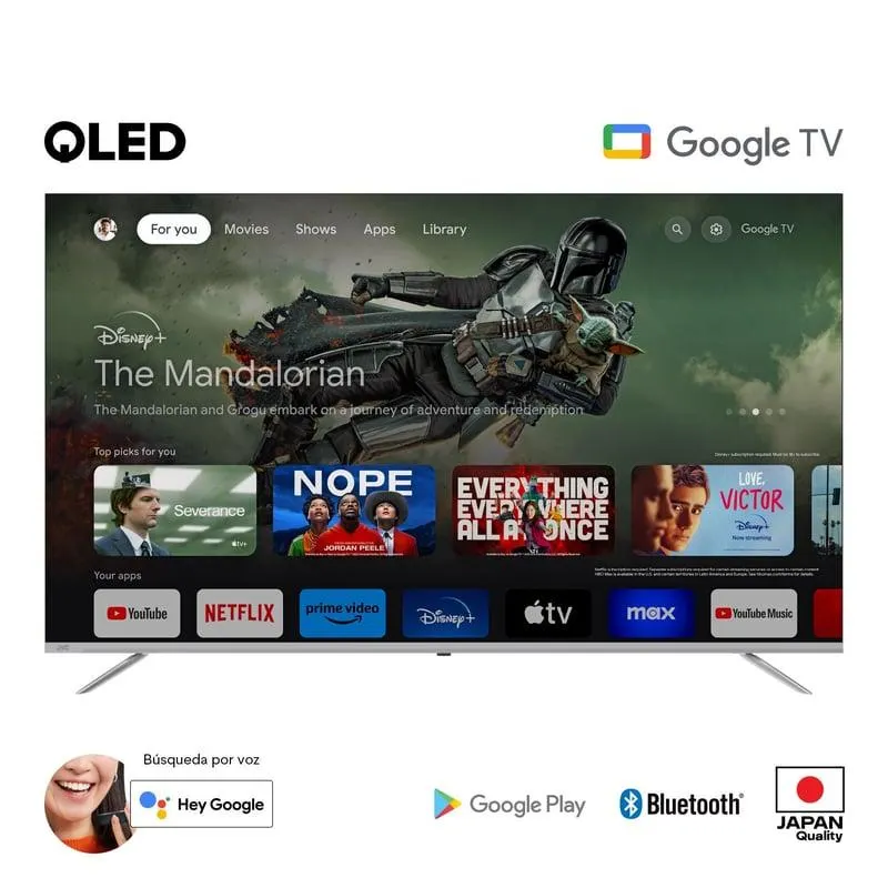Televisor LED 65" QLED Google Tv