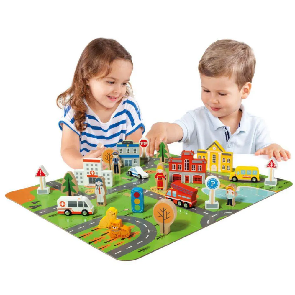 Rompecabezas De Madera Molten 21291 My First City