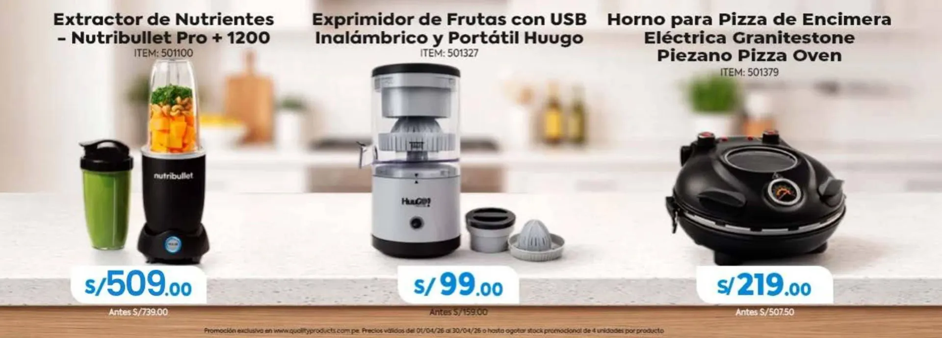 Catalogo de Catálogo Quality Products 8 de abril al 30 de abril 2026 - Pag 1