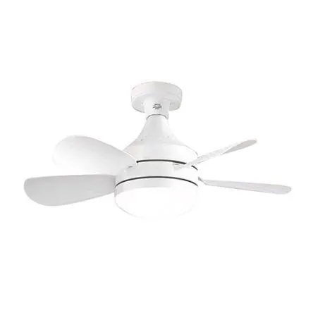 Ventilador de Techo Orange 5 Aspas Foco LED Luz Fría/Cálida/Neutra 30W + Control