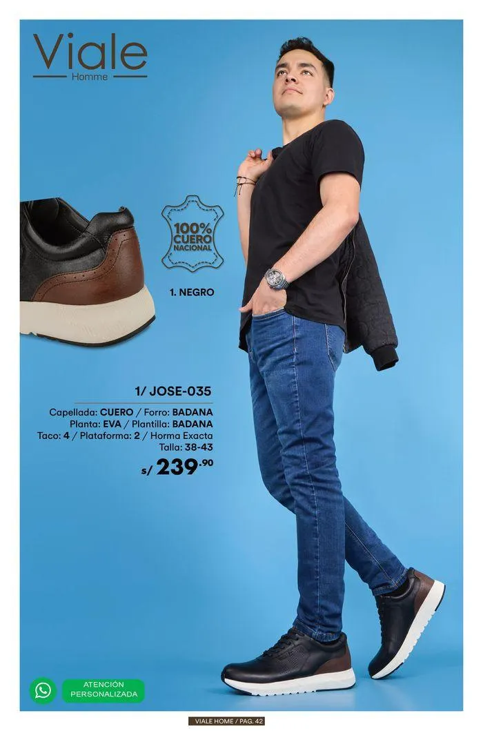 Catalogo de Calzados de Caballeros  11 de julio al 31 de julio 2024 - Pag 42