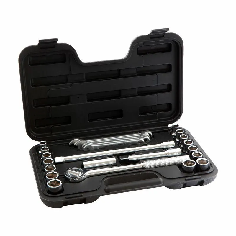 Set 25 Llaves y Dados Stanley 1/2" Milimetros/Pulgadas