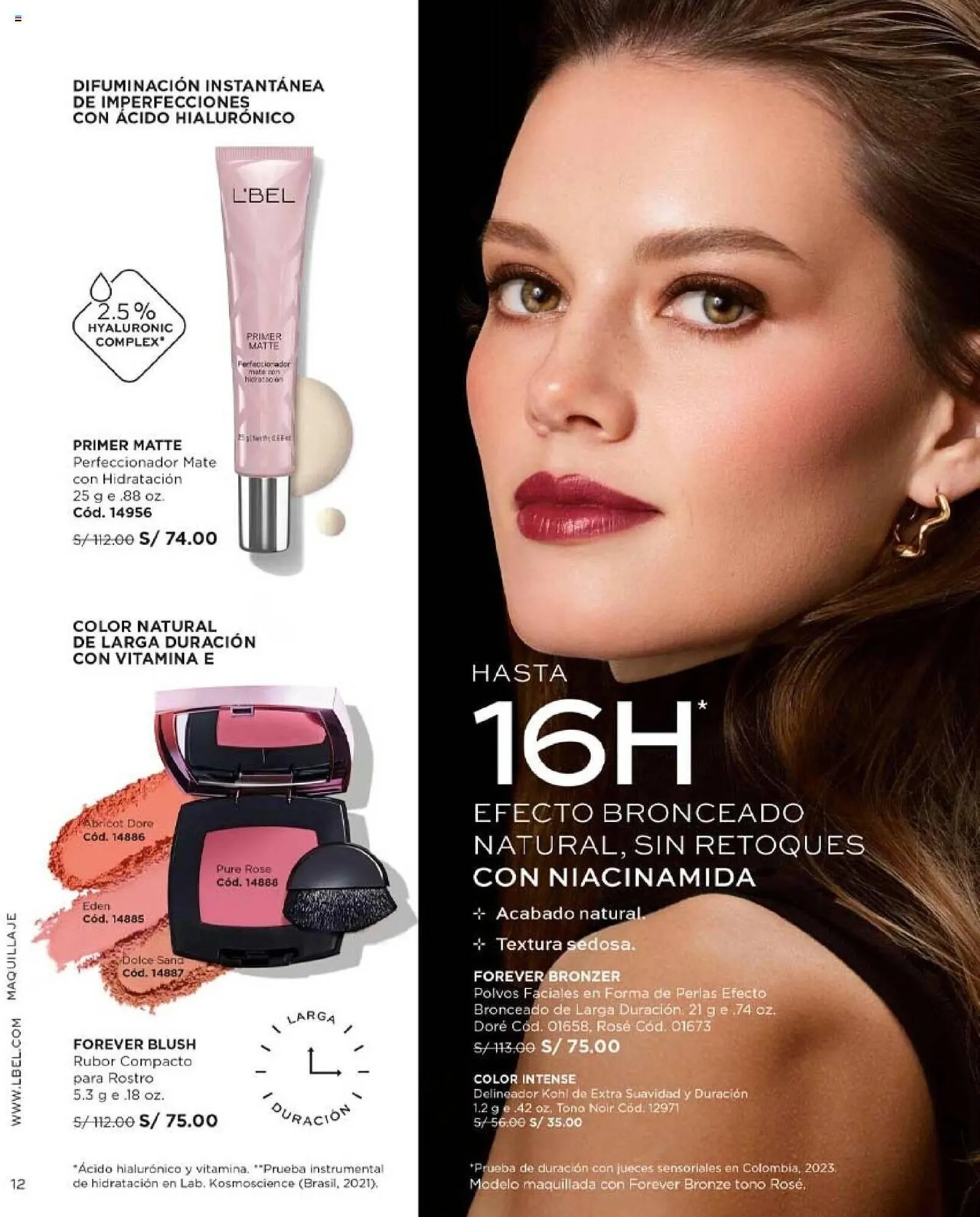 Catalogo de Catálogo L'Bel 20 de agosto al 5 de setiembre 2024 - Pag 12