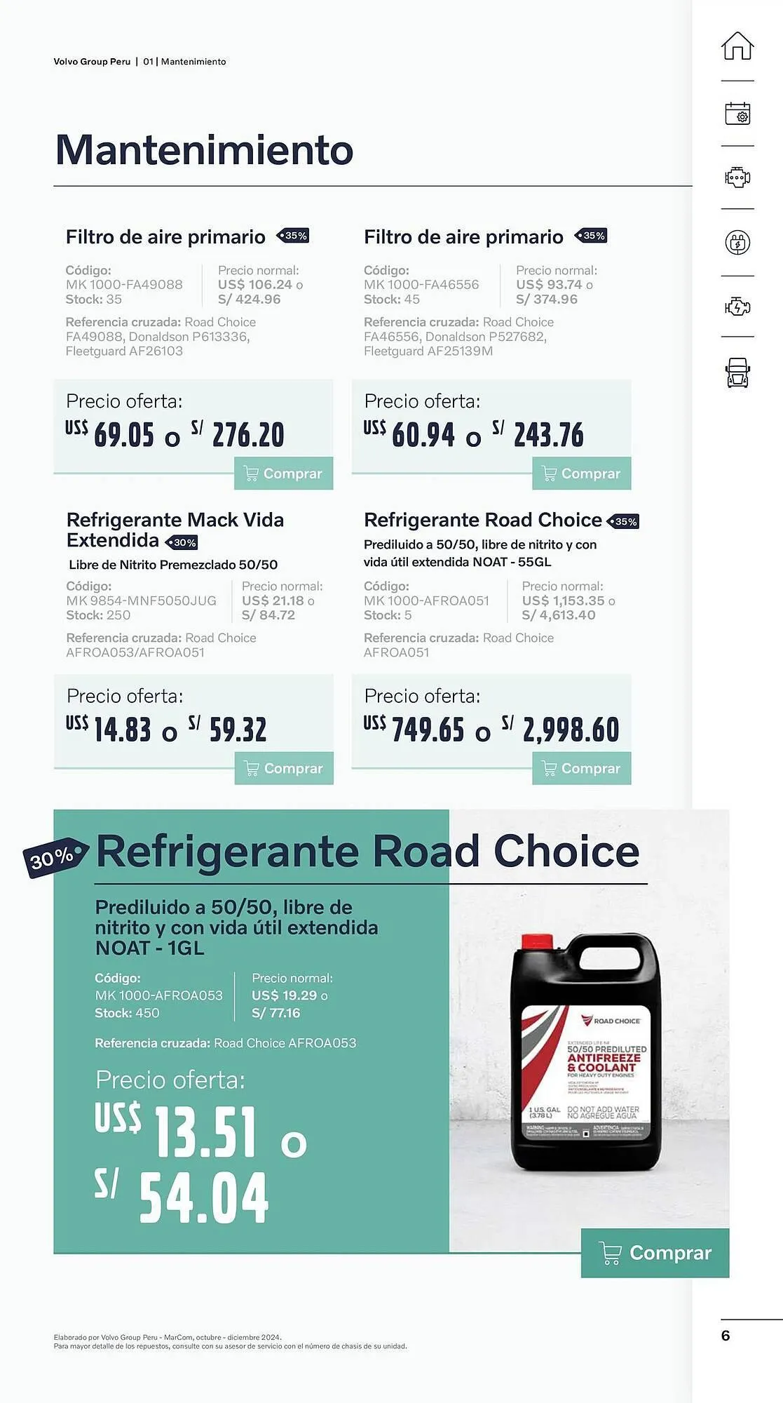 Catalogo de Catálogo Volvo 29 de octubre al 31 de diciembre 2024 - Pag 6