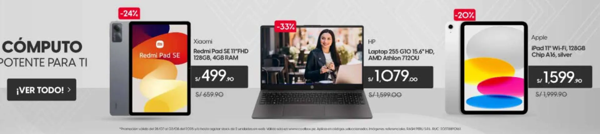 Catalogo de Catálogo Coolbox 29 de julio al 3 de agosto 2025 - Pag 1