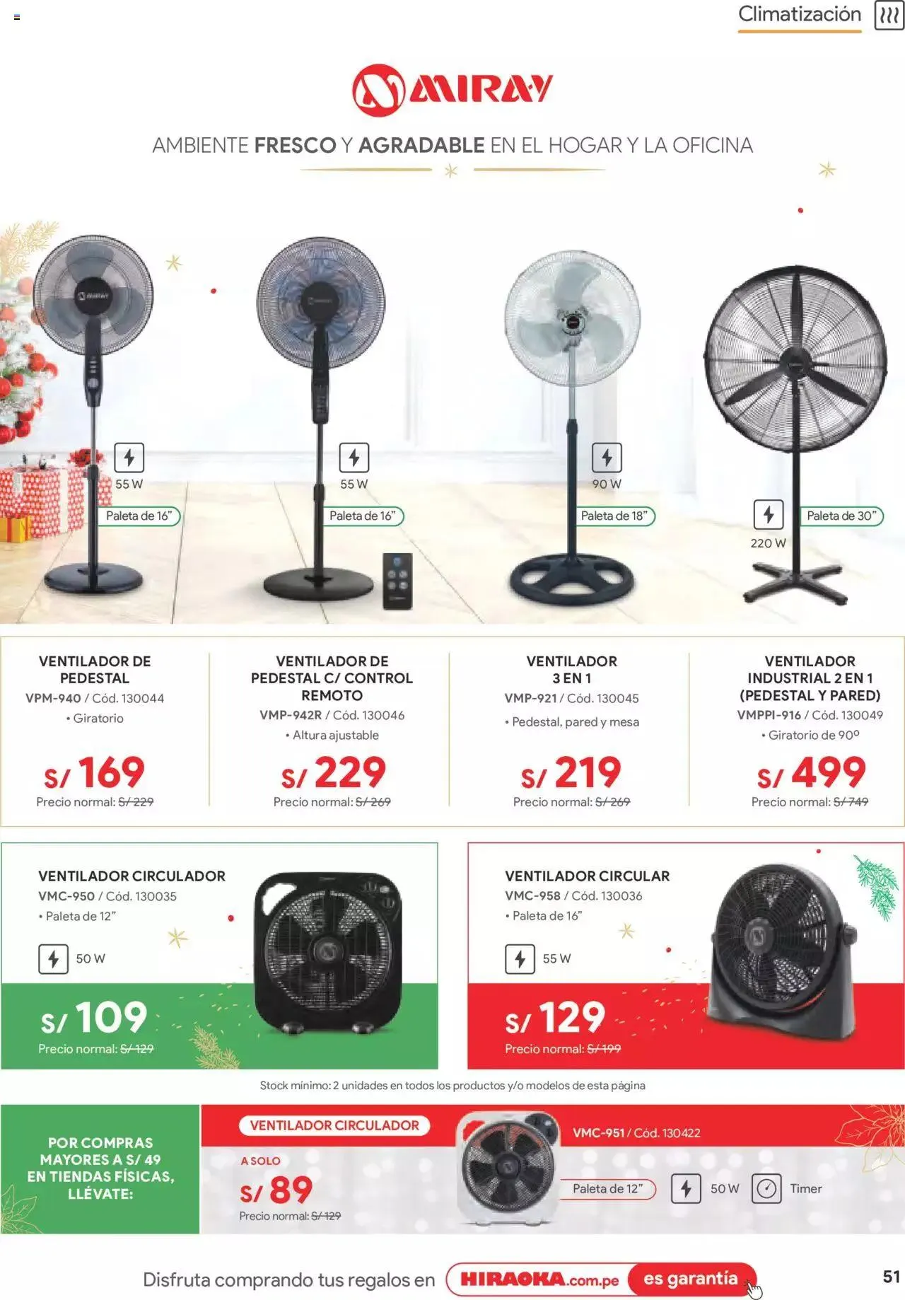 Catalogo de Catálogo Hiraoka 12 de diciembre al 31 de diciembre 2023 - Pag 51