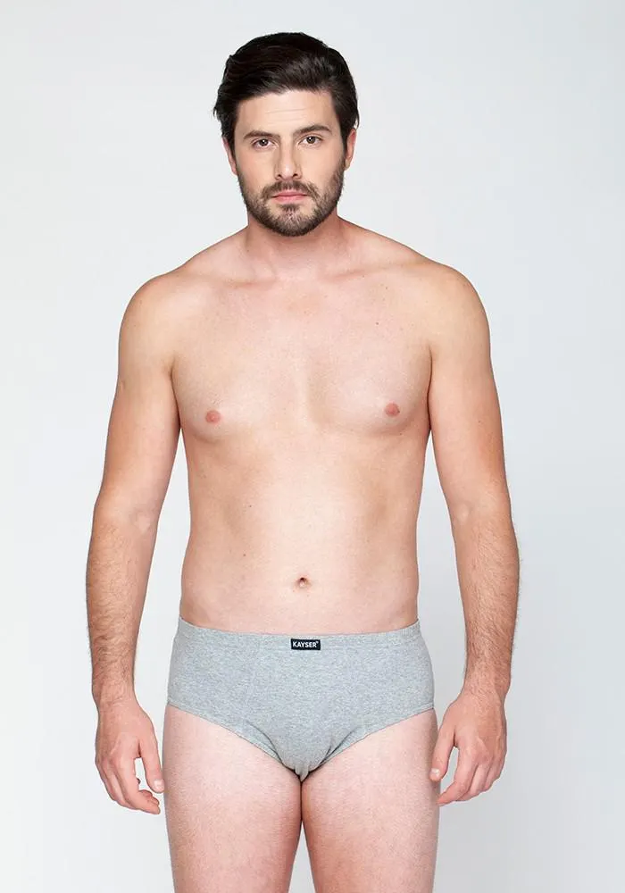 SLIP CABALLERO 90.01 ALGODÓN GRIS