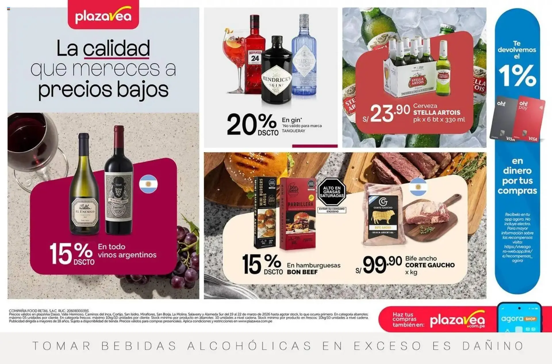 Catalogo de Catálogo Plaza Vea 19 de marzo al 22 de marzo 2026 - Pag 1
