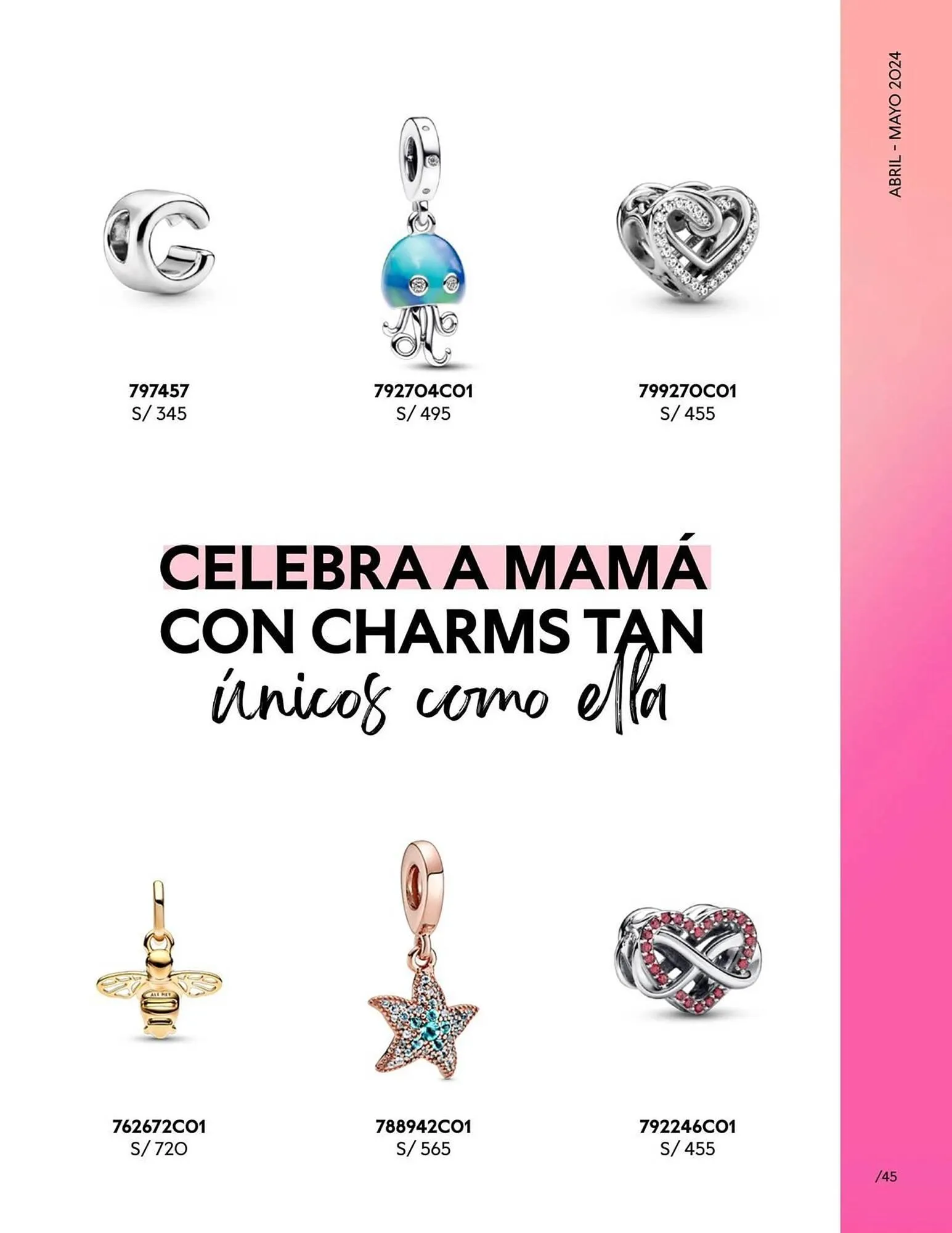 Catalogo de Catálogo Pandora 29 de abril al 31 de mayo 2024 - Pag 45