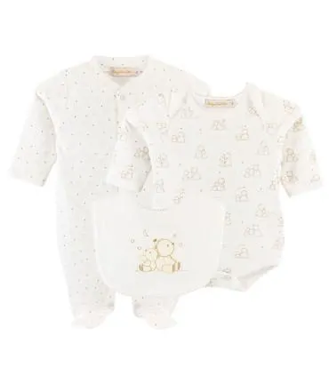 Ajuar De 3 Piezas De 100% Algodón Pima | Colección Dreamy Bear