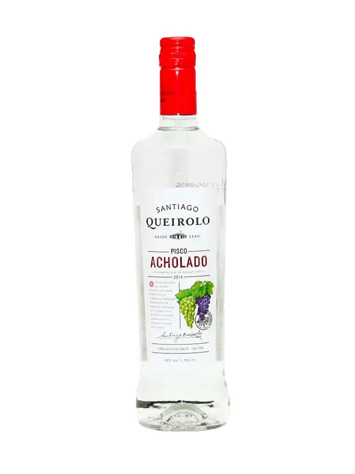 PISCO QUEIROLO PURO ACHOLADO 750ML