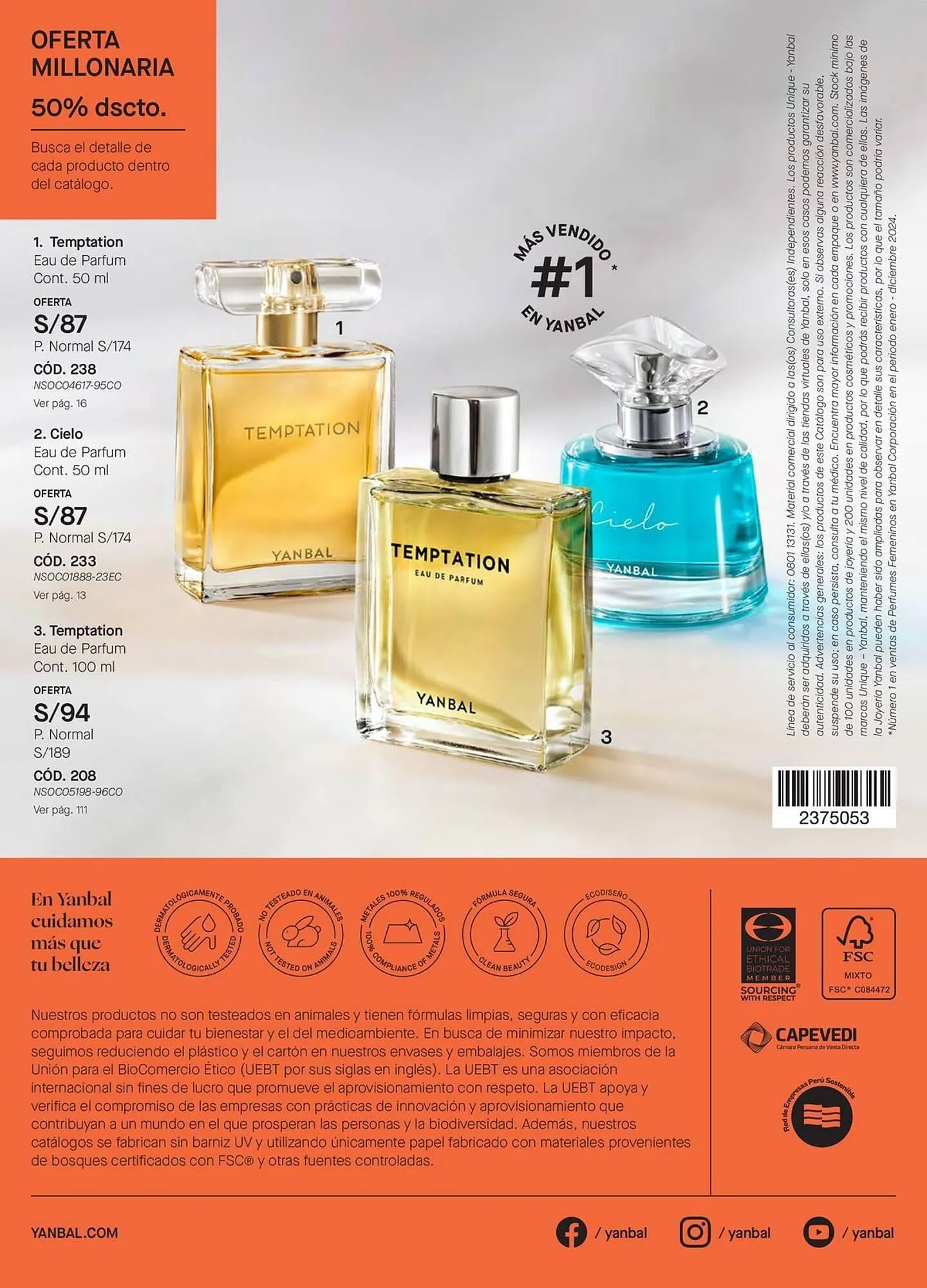 Catalogo de Catálogo Yanbal 16 de agosto al 15 de setiembre 2025 - Pag 126