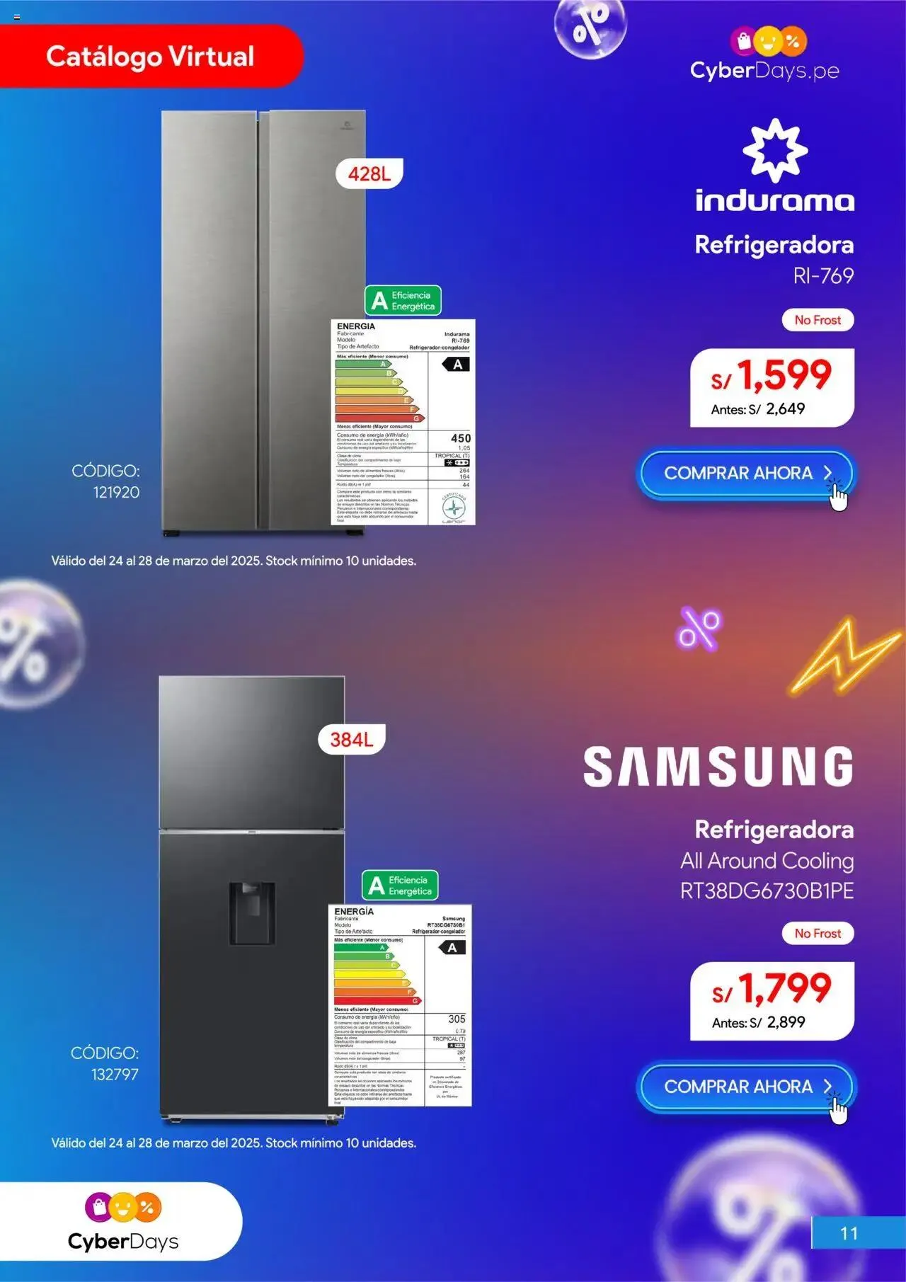 Catalogo de Hiraoka - Digital Cyber Days 24 de marzo al 28 de marzo 2025 - Pag 11