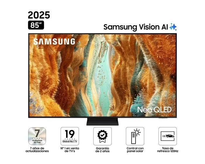 Televisor Samsung Smart TV 85" Neo QLED 4K UHD Vision AI QN85QN70FAGXPE