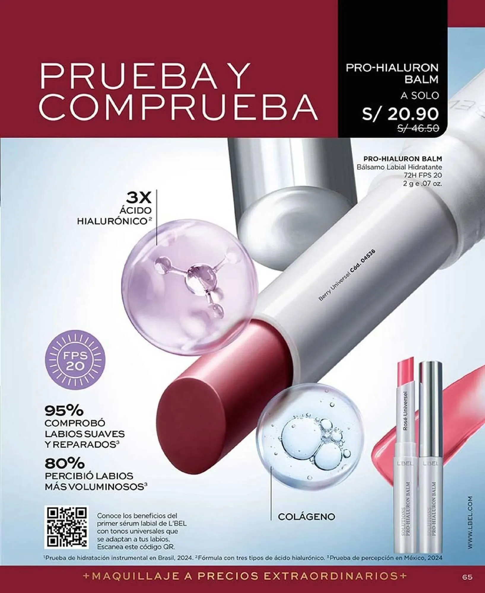 Catalogo de Catálogo L'Bel 17 de setiembre al 31 de octubre 2025 - Pag 65