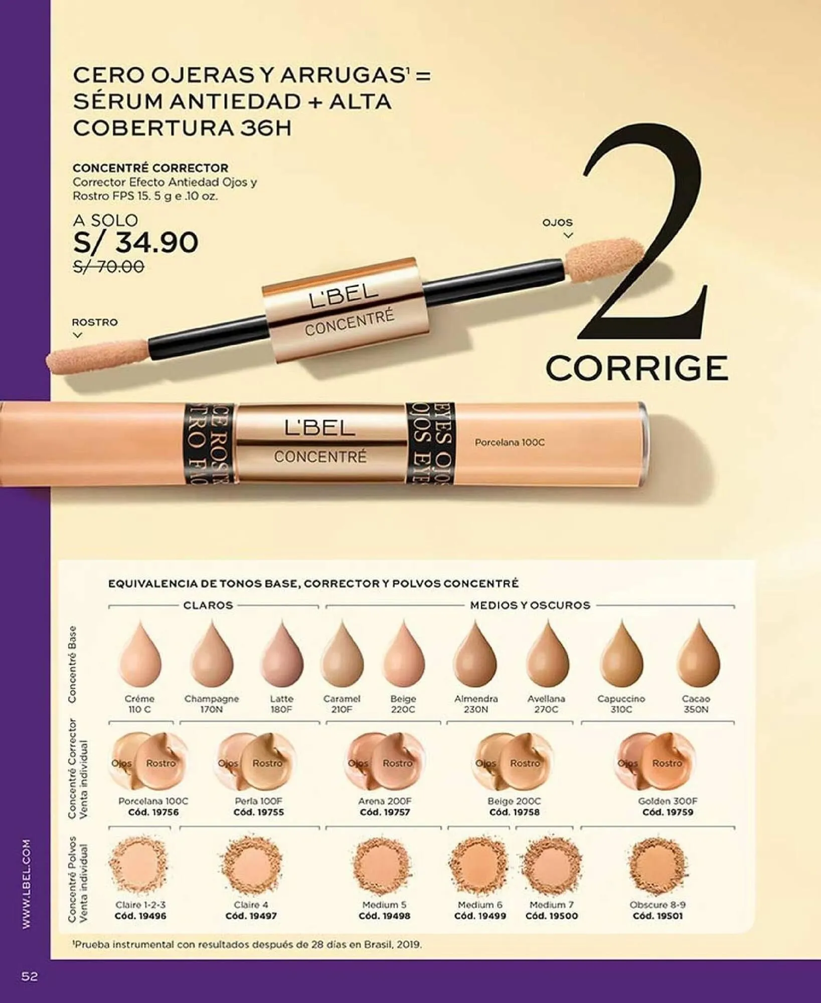 Catalogo de Catálogo L'Bel 15 de abril al 15 de mayo 2025 - Pag 52