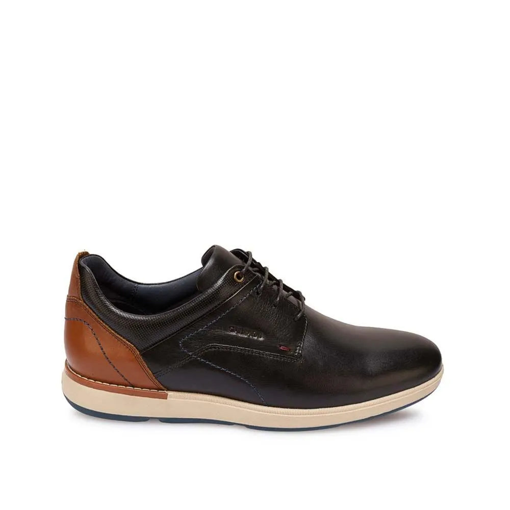 Zapato Derby Casual CYV-006 Negro Calimod Cuero