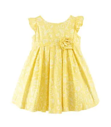 Vestido Amarillo con Estampado | Colección Bella Bambina