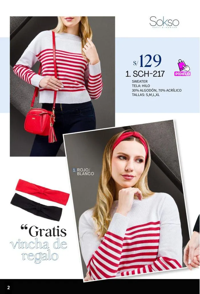 Catalogo de SOKSO TEXTIL & ACCESORIOS 24 de junio al 28 de julio 2024 - Pag 2