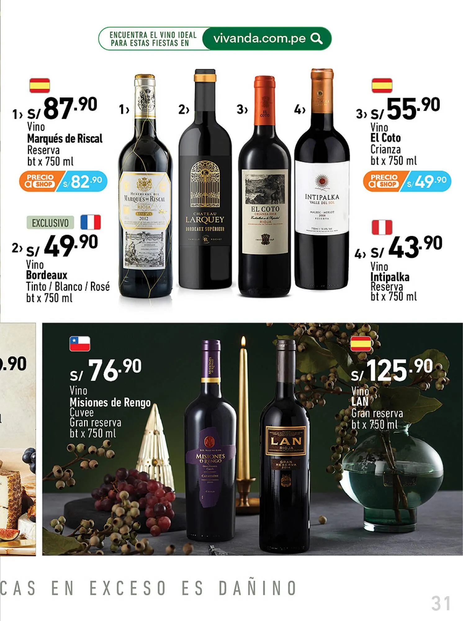 Catalogo de Catálogo Vivanda 8 de diciembre al 11 de diciembre 2023 - Pag 31