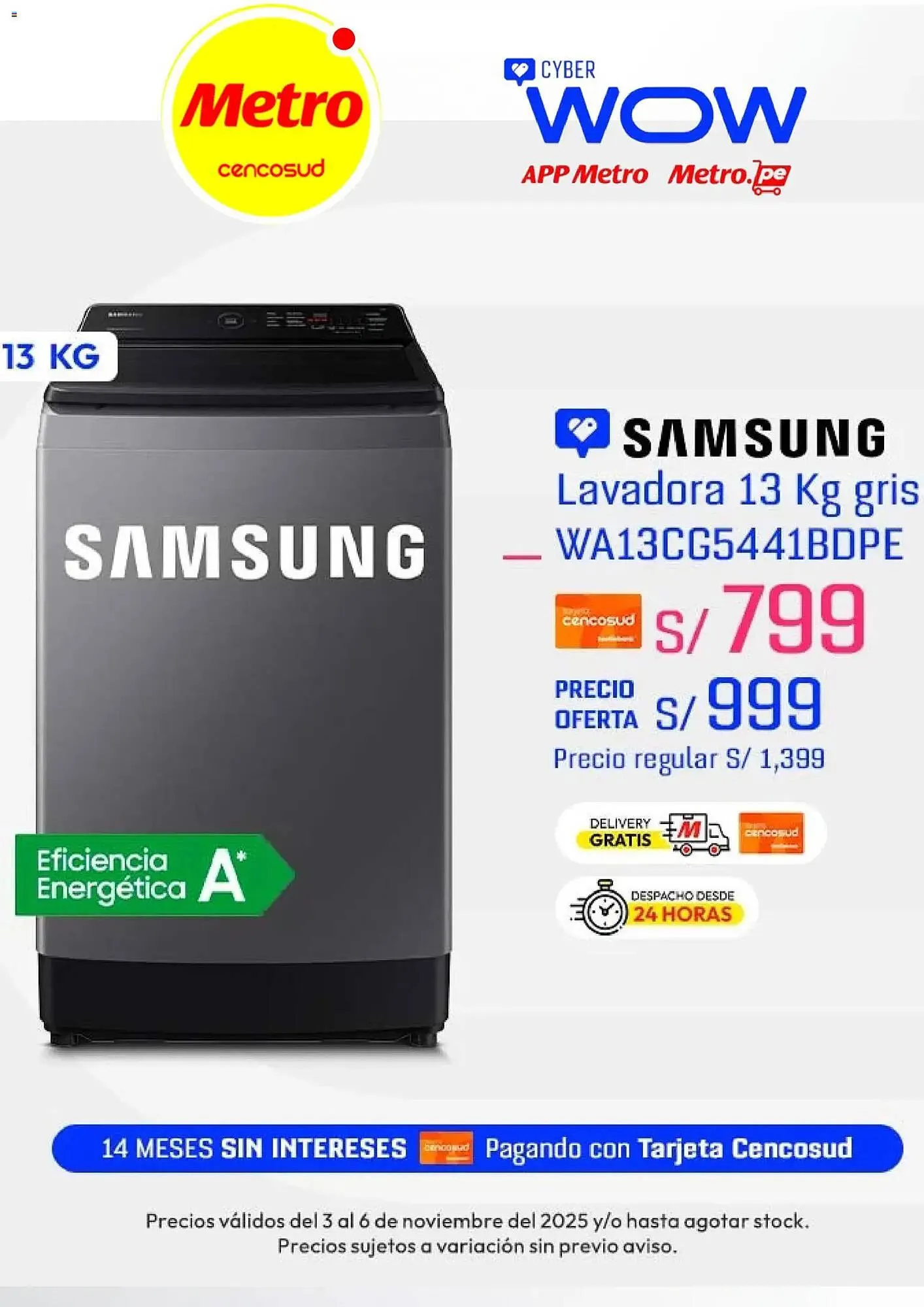 Catalogo de Catálogo Metro 3 de noviembre al 6 de noviembre 2025 - Pag 8