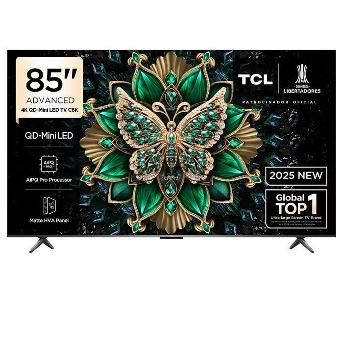 TV TCL 85" QD MiniLED 4K UHD Google TV 85C6K