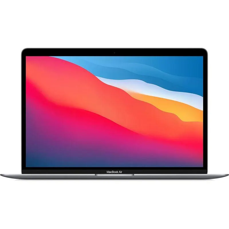 Apple MacBook Air 13" con Chip M1 CPU 8 núcleos y GPU 7 núcleos, 8GB RAM, 256 GB SSD Space Grey
