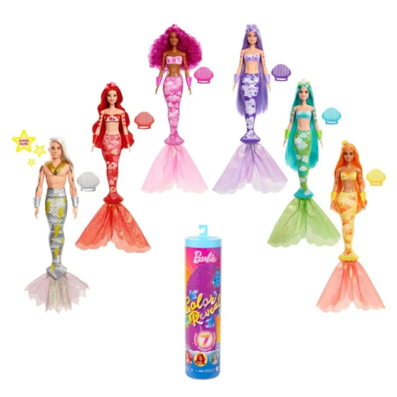 BARBIE COLOR REVEAL SIRENAS ARCOÍRIS