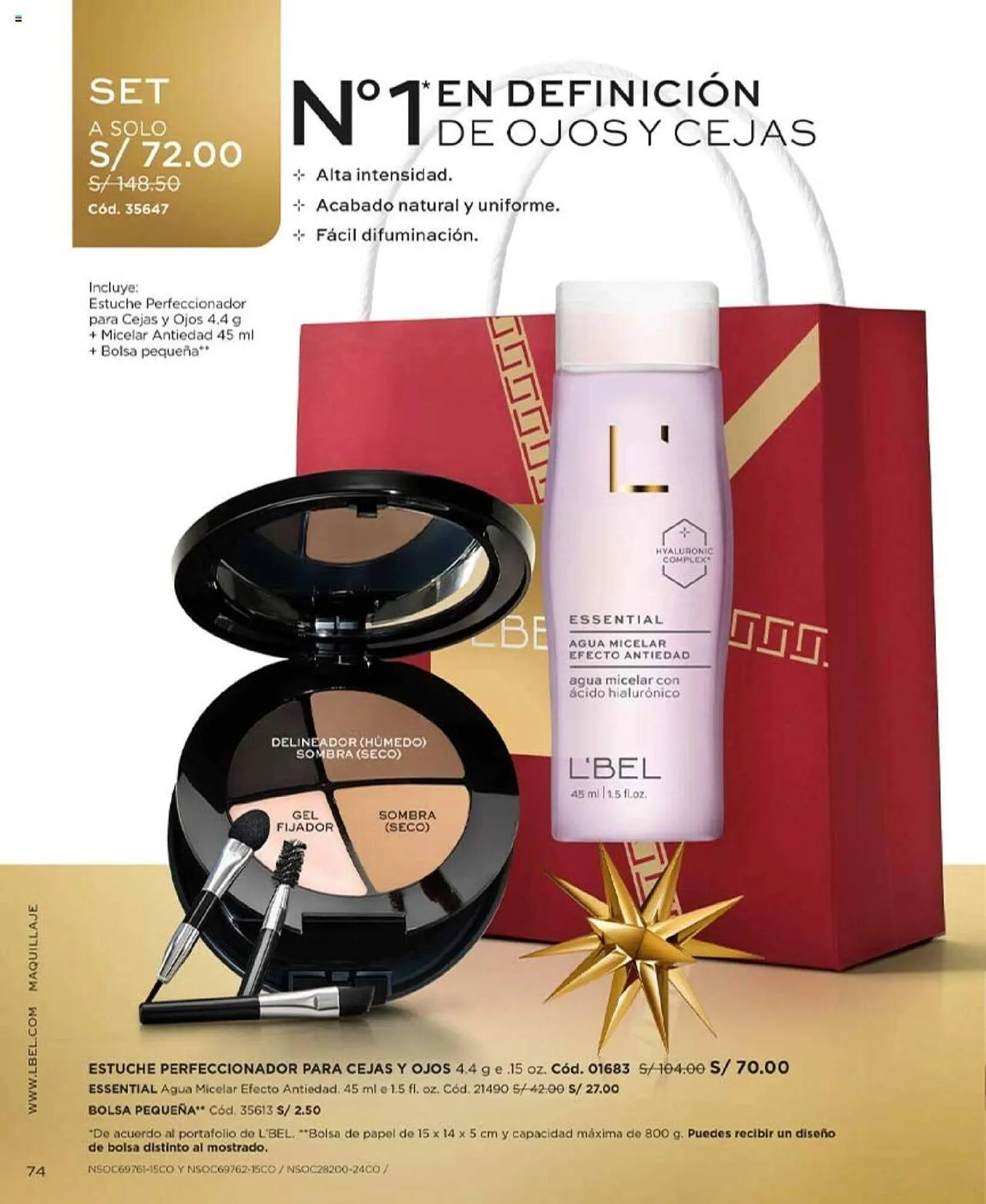 Catalogo de Catálogo L'Bel 17 de noviembre al 3 de diciembre 2024 - Pag 74