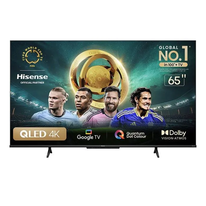 TV Hisense 65" QLED 4K Google TV 65Q6N