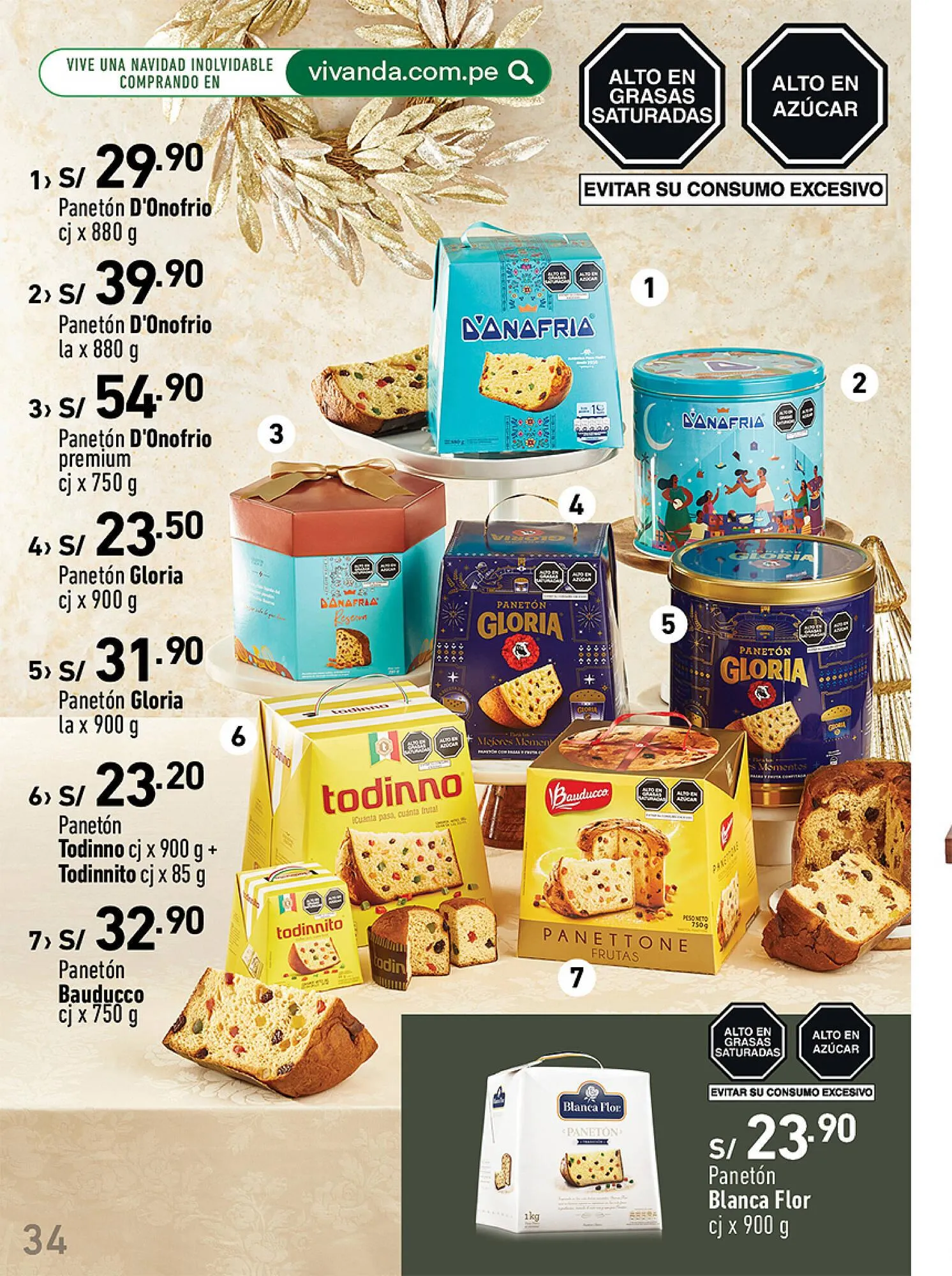 Catalogo de Catálogo Vivanda 8 de diciembre al 11 de diciembre 2023 - Pag 34