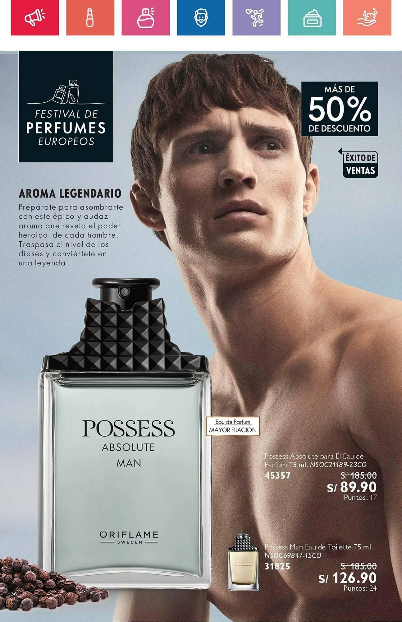 Catalogo de Catálogo Oriflame 19 de agosto al 6 de setiembre 2024 - Pag 36