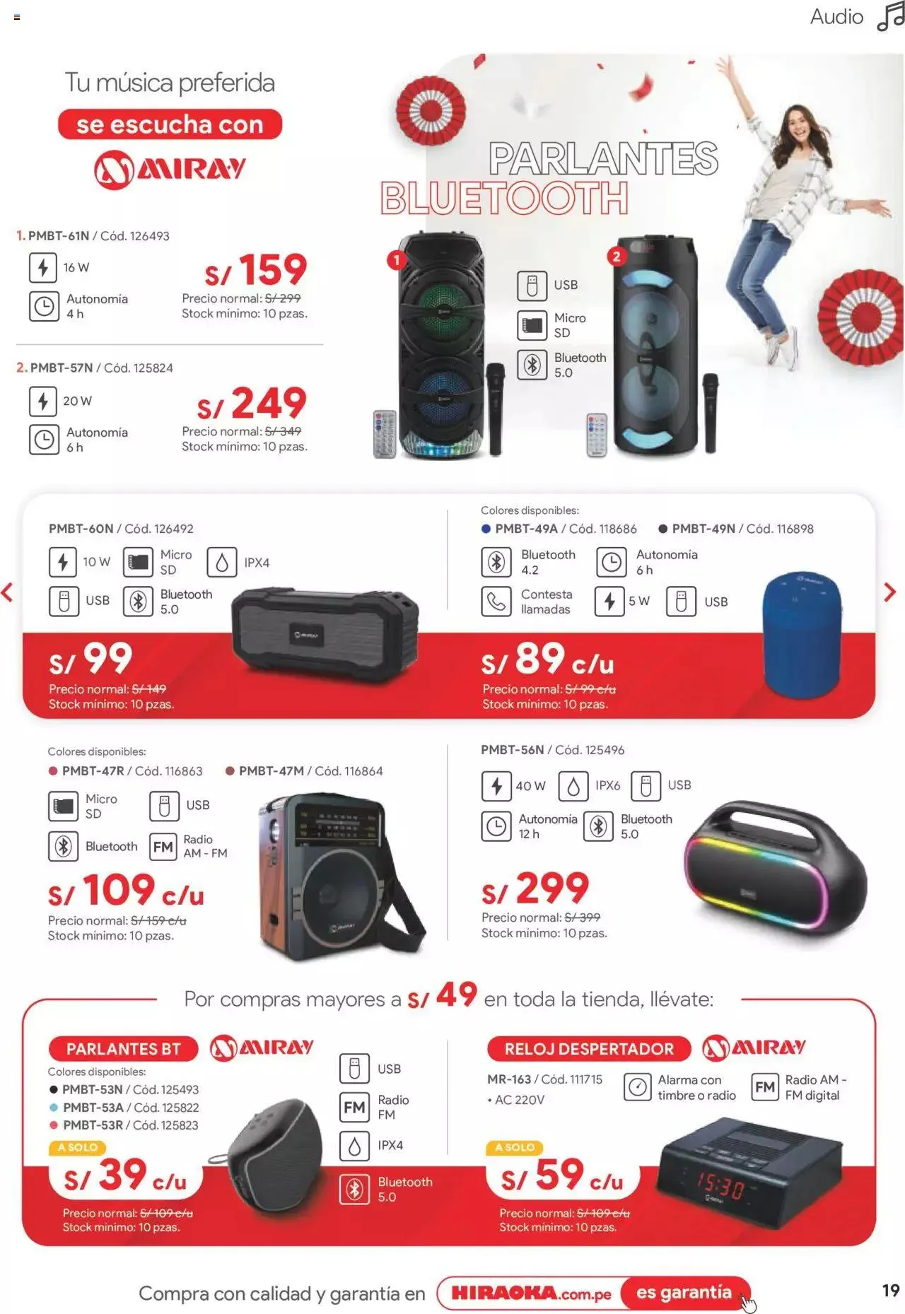 Catalogo de Catálogo Hiraoka 8 de julio al 31 de julio 2023 - Pag 19