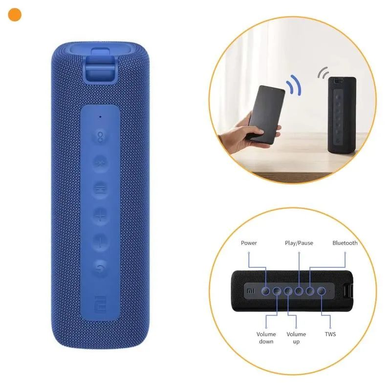 Parlante Xiaomi portable Speaker 16W Stereo Acuatico - Azul