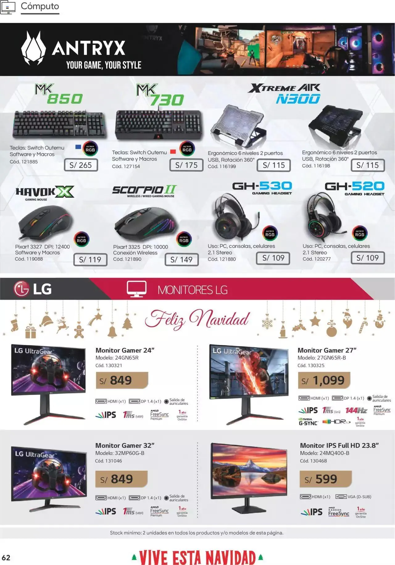 Catalogo de Catálogo Hiraoka 12 de diciembre al 31 de diciembre 2023 - Pag 62