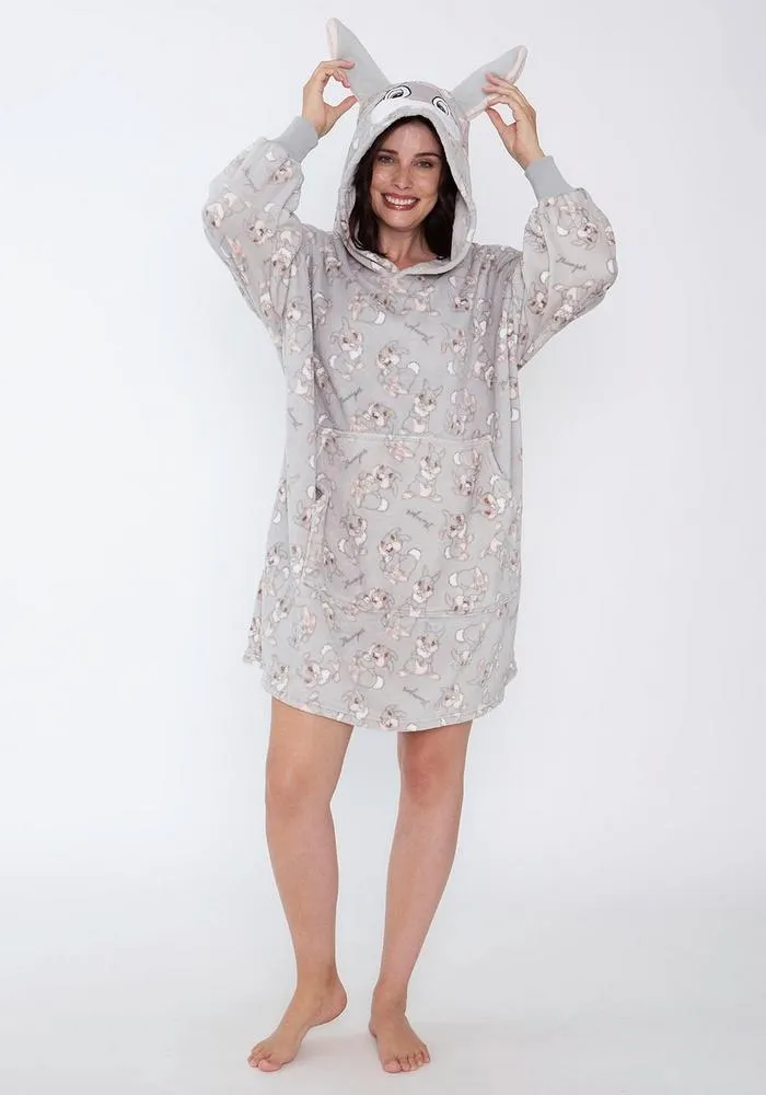 BATA DAMA D6047 CORAL FLEECE DISNEY GRIS