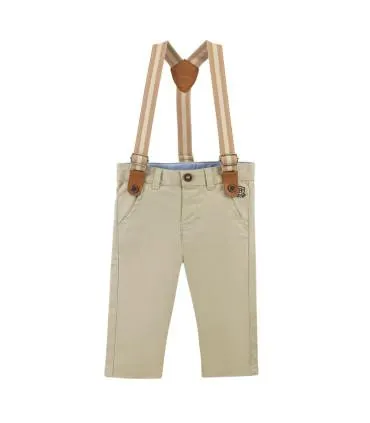 Pantalón Pitillo con Tirantes | Colección Safari Adventure