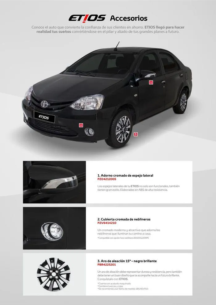 Catalogo de Catálogo Toyota Etios 26 de junio al 26 de junio 2024 - Pag 14