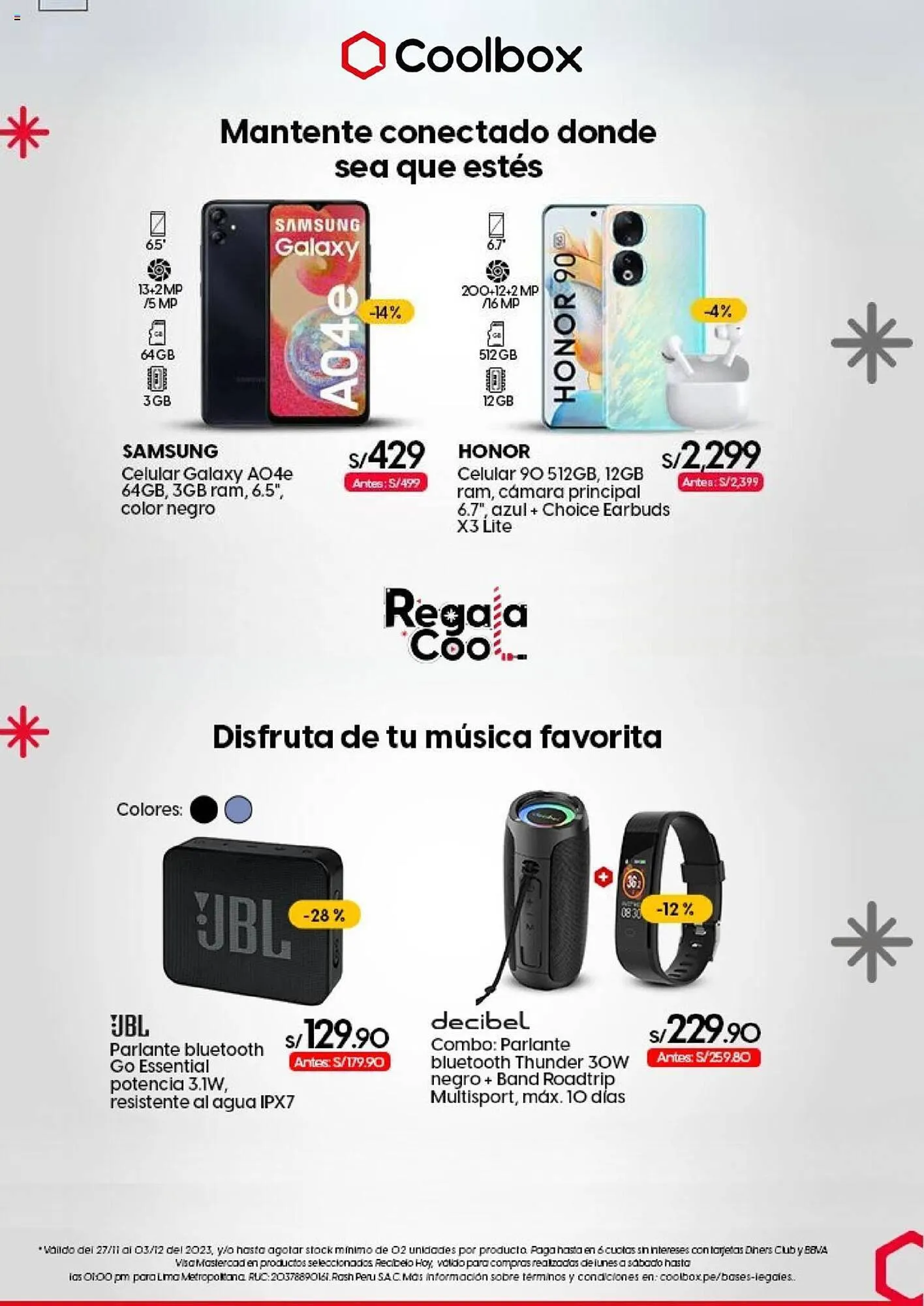 Catalogo de Catálogo Coolbox 27 de noviembre al 3 de diciembre 2023 - Pag 1