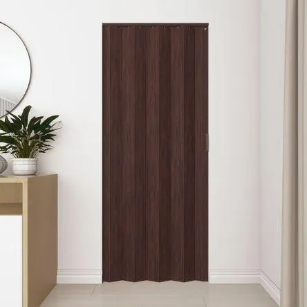 Puerta plegable Basic 90x200cm Caoba