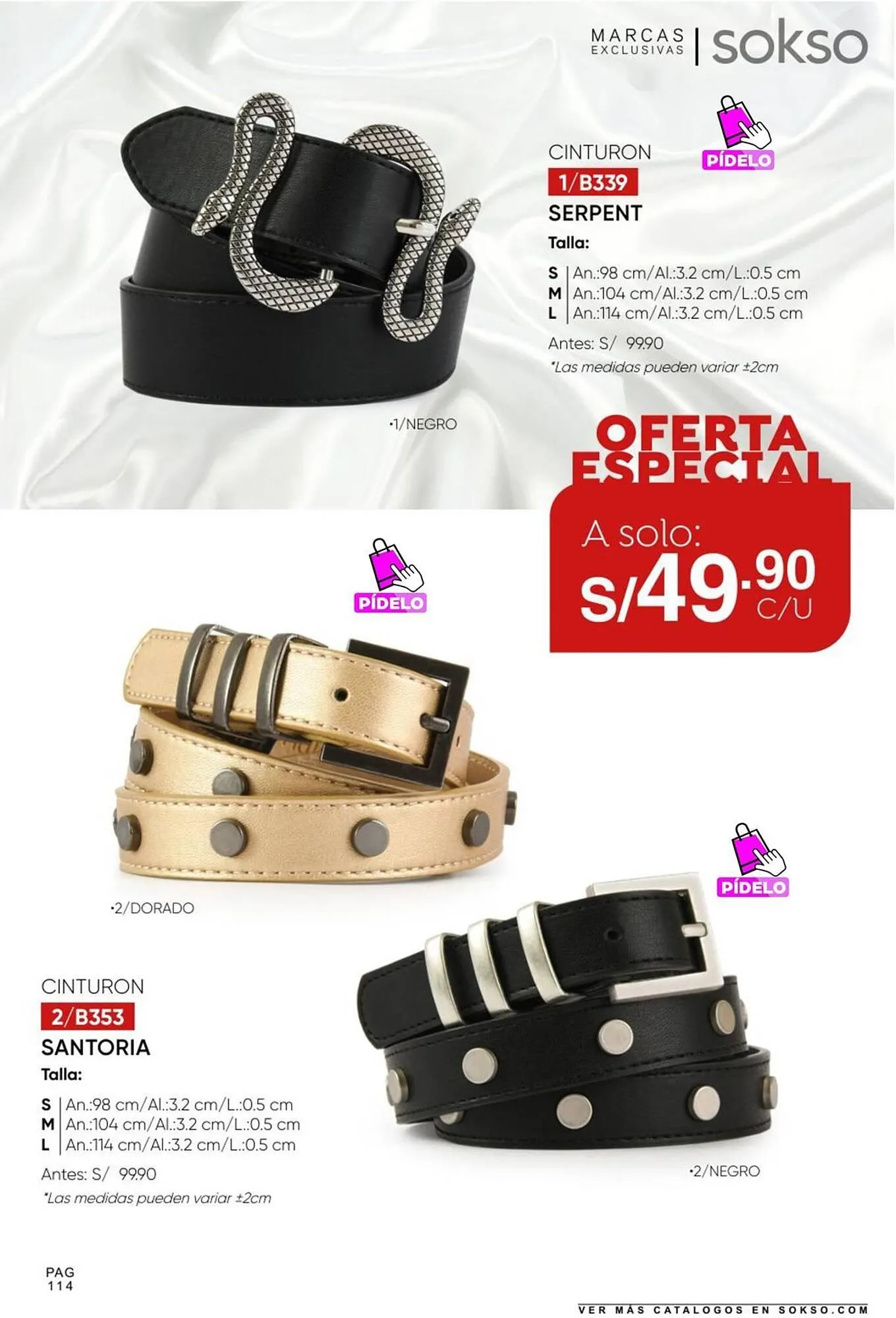 Catalogo de Catálogo Sokso 14 de julio al 3 de agosto 2025 - Pag 114