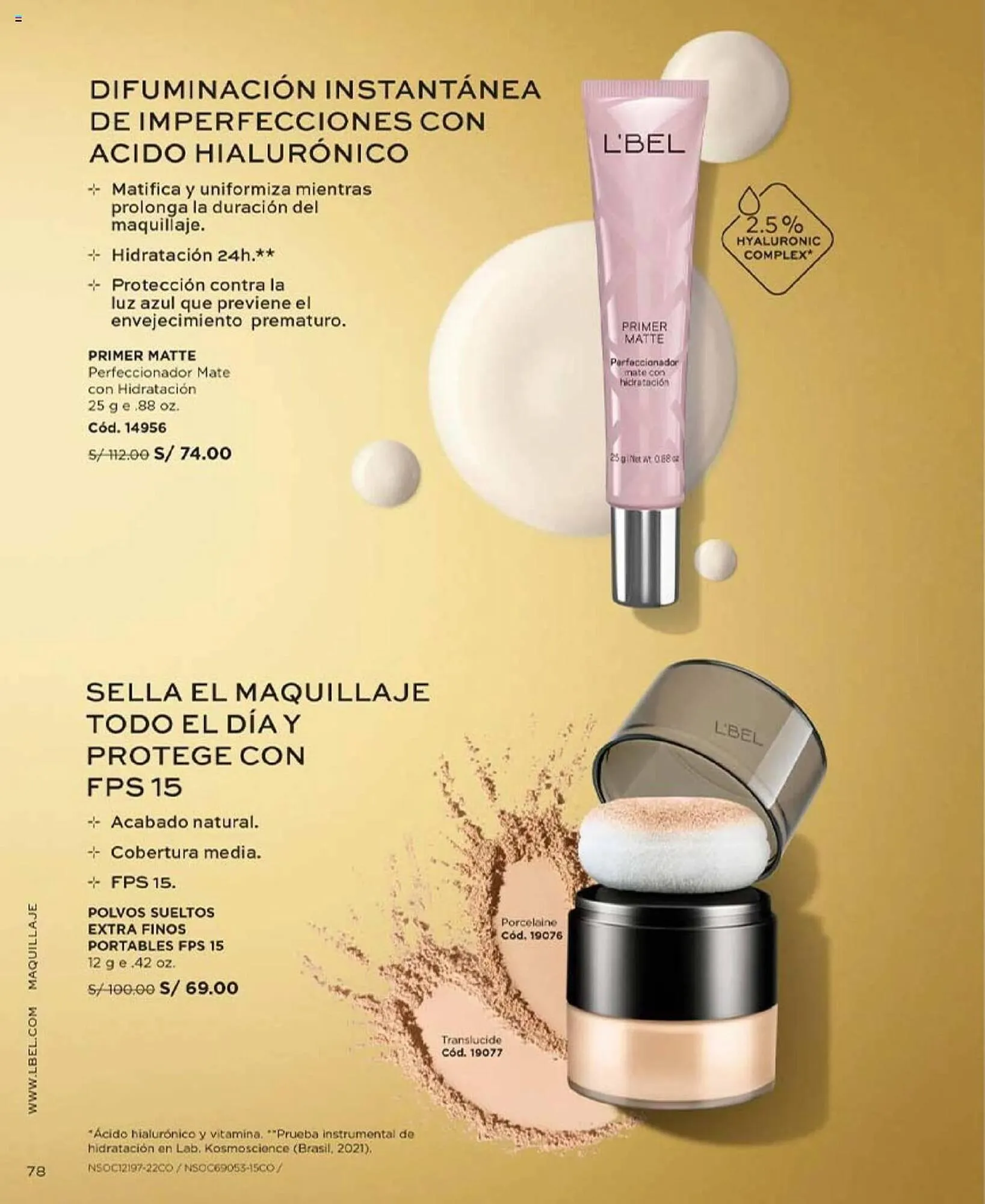 Catalogo de Catálogo L'Bel 17 de noviembre al 3 de diciembre 2024 - Pag 78