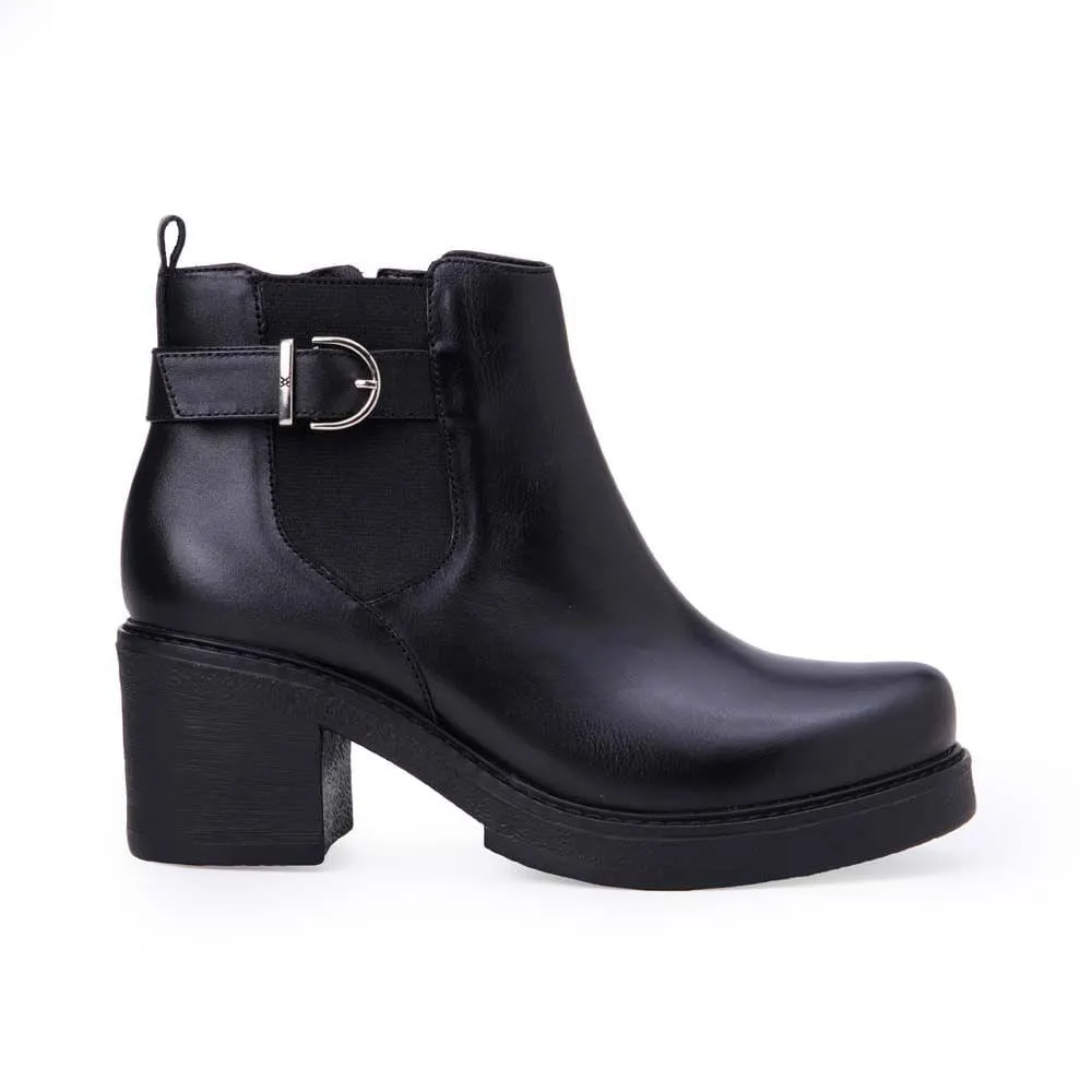 Botín Jodhpur Casual SOFI-2541 Negro Viale Cuero