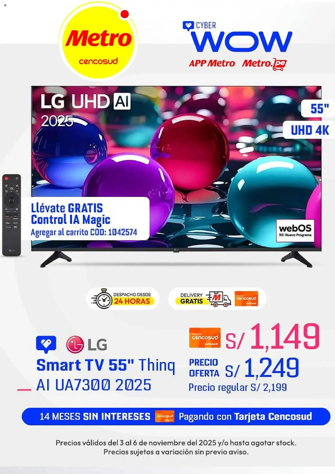 Catalogo de Catálogo Metro 3 de noviembre al 6 de noviembre 2025 - Pag 4